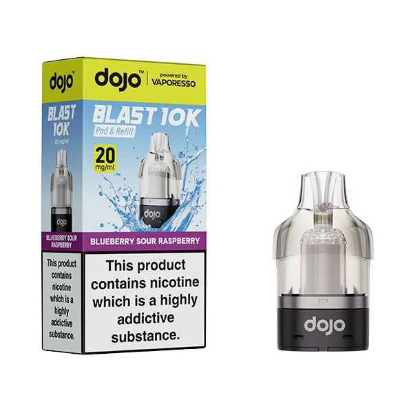 Dojo 10k Blueberry sour Razz pod