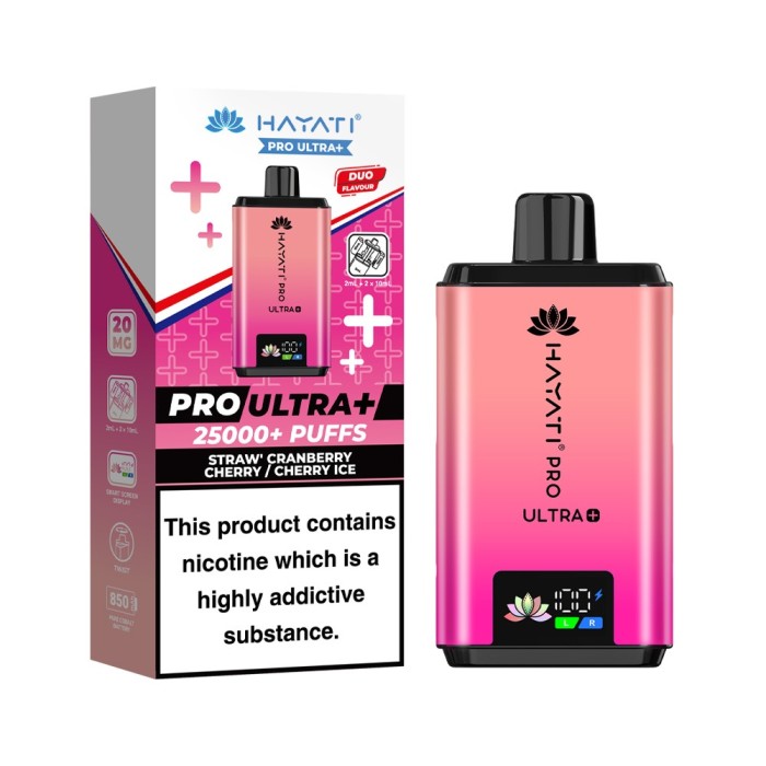 Hayati Pro Ultra + - Strawberry Cranberry Cherry / Cherry Ice