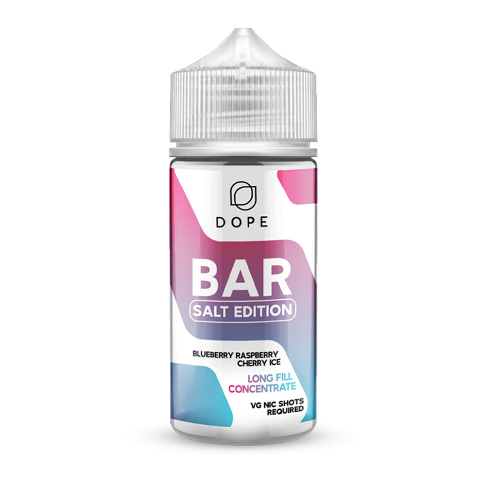 Dope Bar Blueberry, Raspberry, Cherry Ice 120ml - 10mg Nic Salt