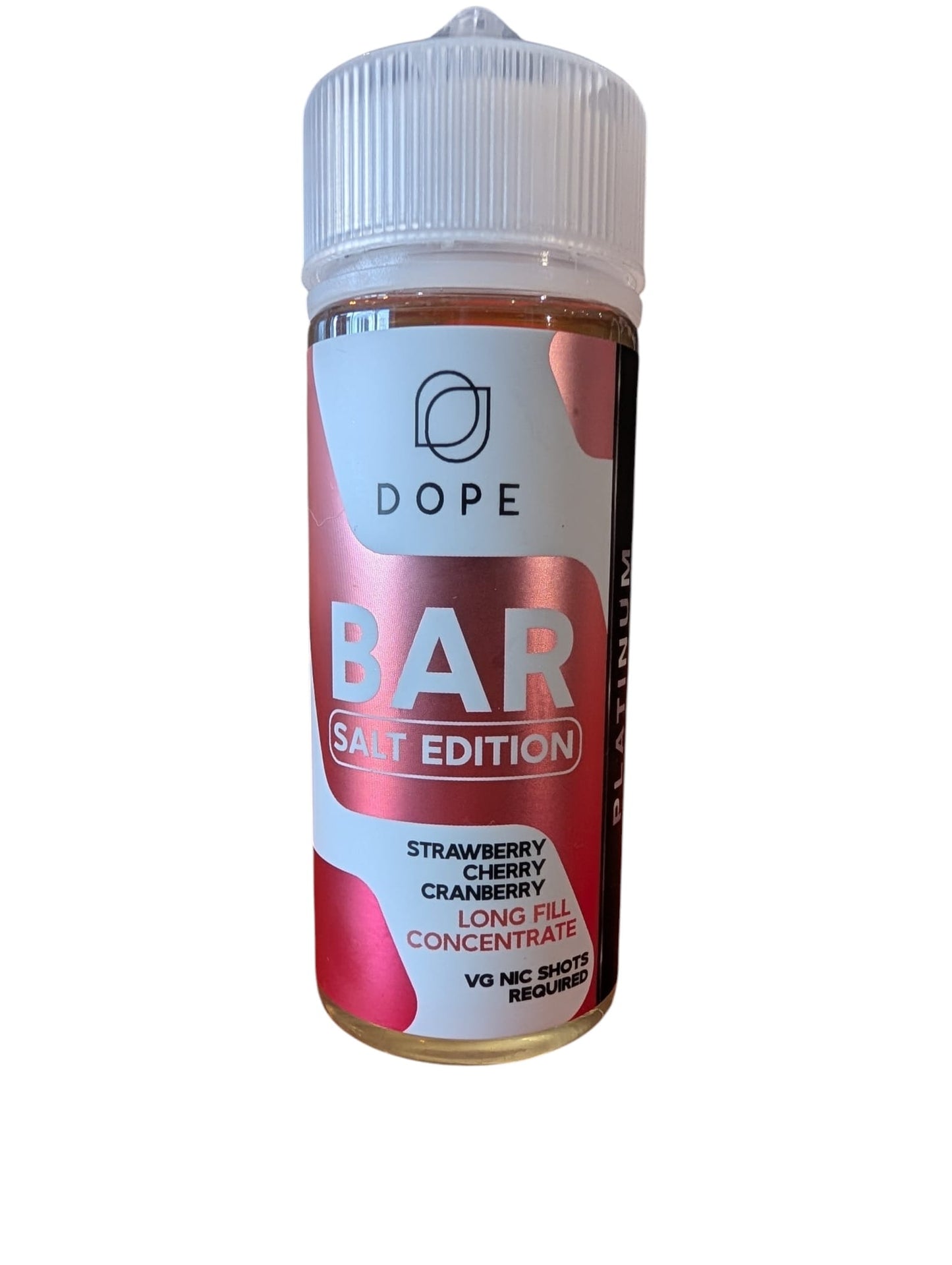 Dope Bar Platinum Strawberry Cherry Cranberry 120ml