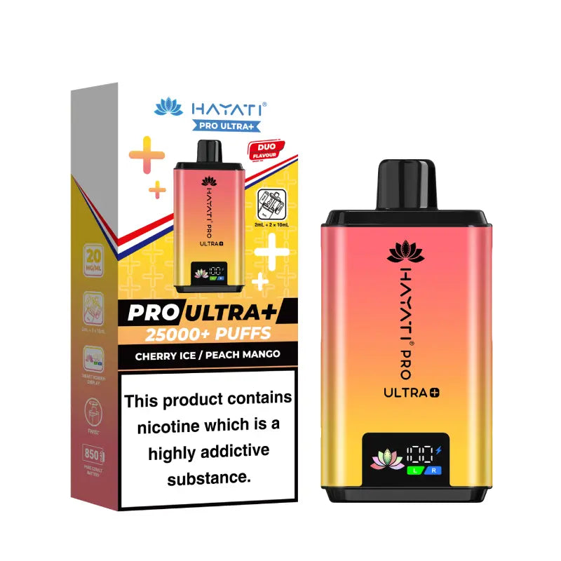 Hayati Pro Ultra + - Cherry Ice / Peach Mango
