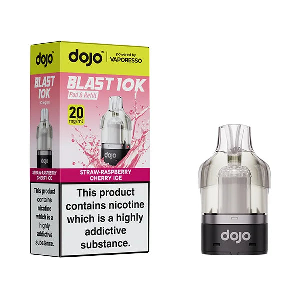Dojo 10k Strawberry Raspberry Cherry ice pod