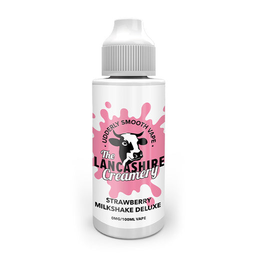 Lancashire Creamery - Strawberry Milkshake Deluxe 100ml