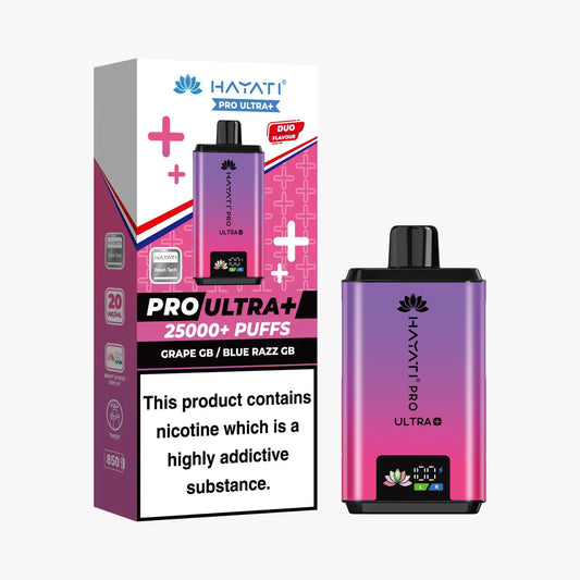 Hayati Pro Ultra + - Grape GB / Blue Razz GB