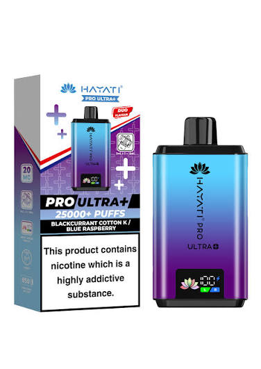 Hayati Pro Ultra + - Blackcurrant Cotton K / Blue Raspberry