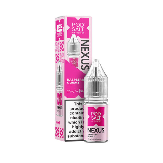Pod salt Raspberry Gummy 10ml